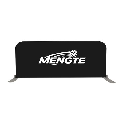Spliced Pickleball Court Barrier 32mm Galvanized Pipe Lycra Fabric Event Fence