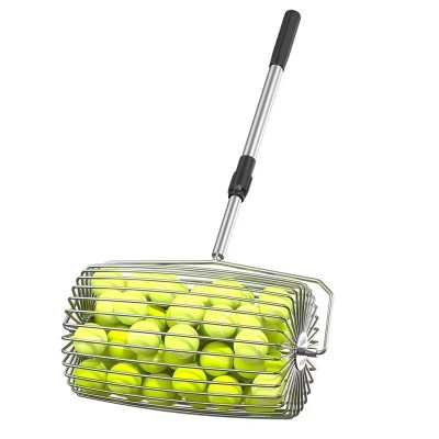 Large Capacity Stainless Steel Pickleball Ball Picker Portable Sports Court Ball Retriever-img1