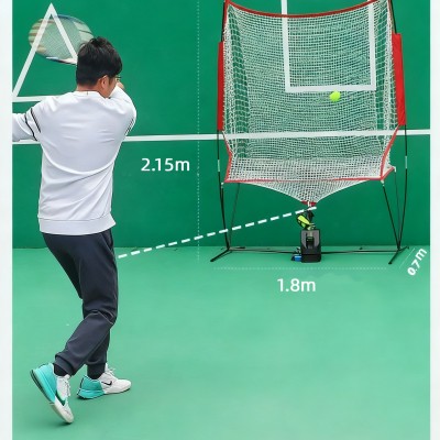 Mengte HA4-T008-G Portable Ball Collecting Net Tennis Pickleball Cricket Training Catch Net Red