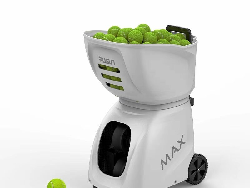 Pusun-PT-9001 Flagship Smart Tennis Machine Usage Scenarios for Training & Coaching